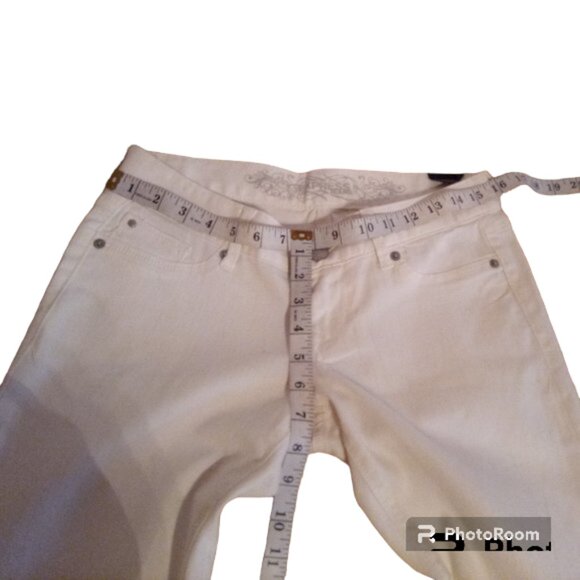 Express Zelda Jean Legging white sz 2 NEW - Picture 11 of 12